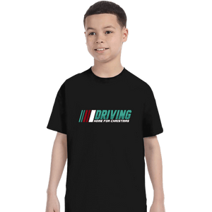 Secret_Shirts T-Shirts, Youth / XS / Black Driving Home For Christmas