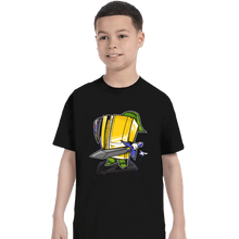 Load image into Gallery viewer, Shirts T-Shirts, Youth / XS / Black 8-Bit Hero
