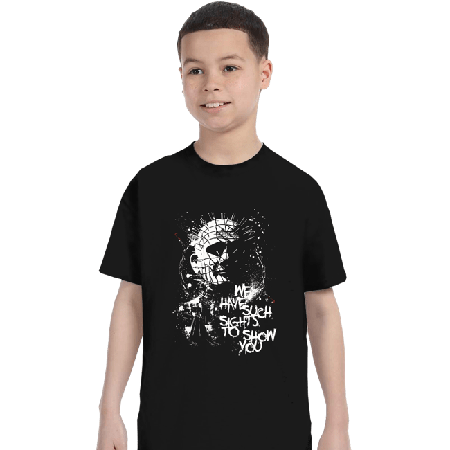 Daily_Deal_Shirts T-Shirts, Youth / XS / Black Pinhead Splatter