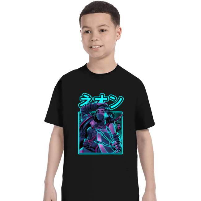 Daily_Deal_Shirts T-Shirts, Youth / XS / Black Mortal Neon