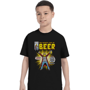 Shirts T-Shirts, Youth / XL / Black God Of Beer