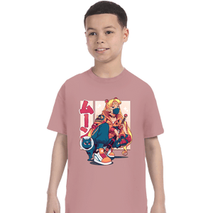 Shirts T-Shirts, Youth / XS / Pink Waxing Moon