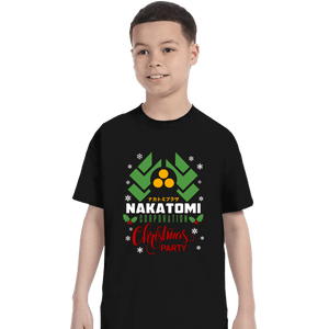 Daily_Deal_Shirts T-Shirts, Youth / XS / Black Nakatomi Christmas