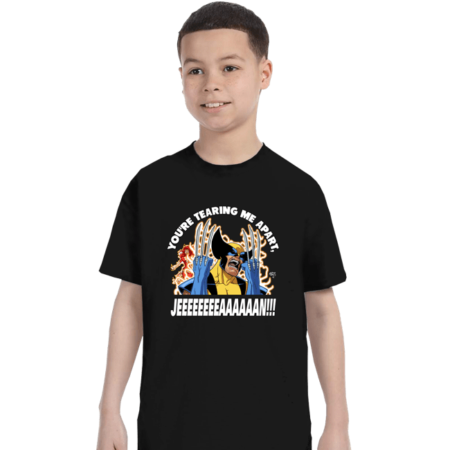 Daily_Deal_Shirts T-Shirts, Youth / XS / Black You're Tearing Me Apart, Jean!!!
