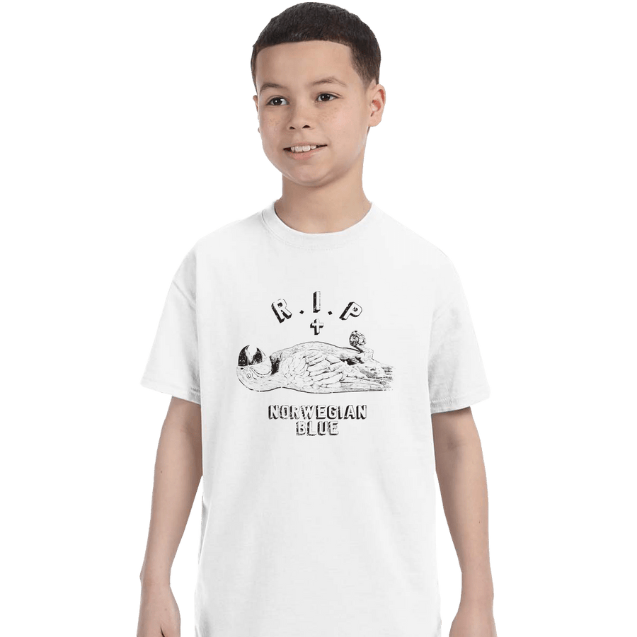 Shirts T-Shirts, Youth / XL / White RIP Norwegian Blue
