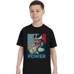 Shirts T-Shirts, Youth / XL / Black Power