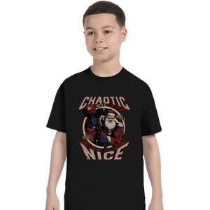 Shirts T-Shirts, Youth / XS / Black Chaotic Nice Santa