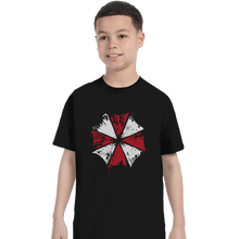 Load image into Gallery viewer, Shirts T-Shirts, Youth / XL / Black Umbrella Corp
