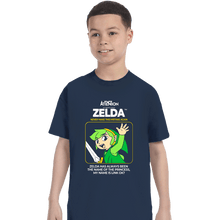 Load image into Gallery viewer, Daily_Deal_Shirts T-Shirts, Youth / XS / Navy Not Zelda
