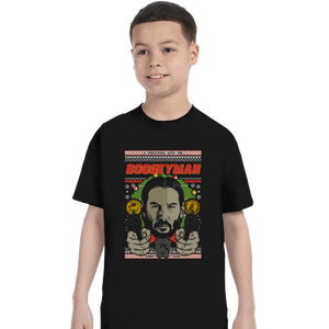 Shirts T-Shirts, Youth / XS / Black Boogeyman Xmas