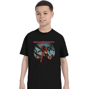 Shirts T-Shirts, Youth / XL / Black Armored Maiden