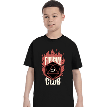 Load image into Gallery viewer, Daily_Deal_Shirts T-Shirts, Youth / XS / Black Fireball club
