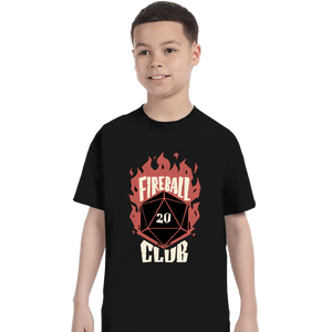 Daily_Deal_Shirts T-Shirts, Youth / XS / Black Fireball club