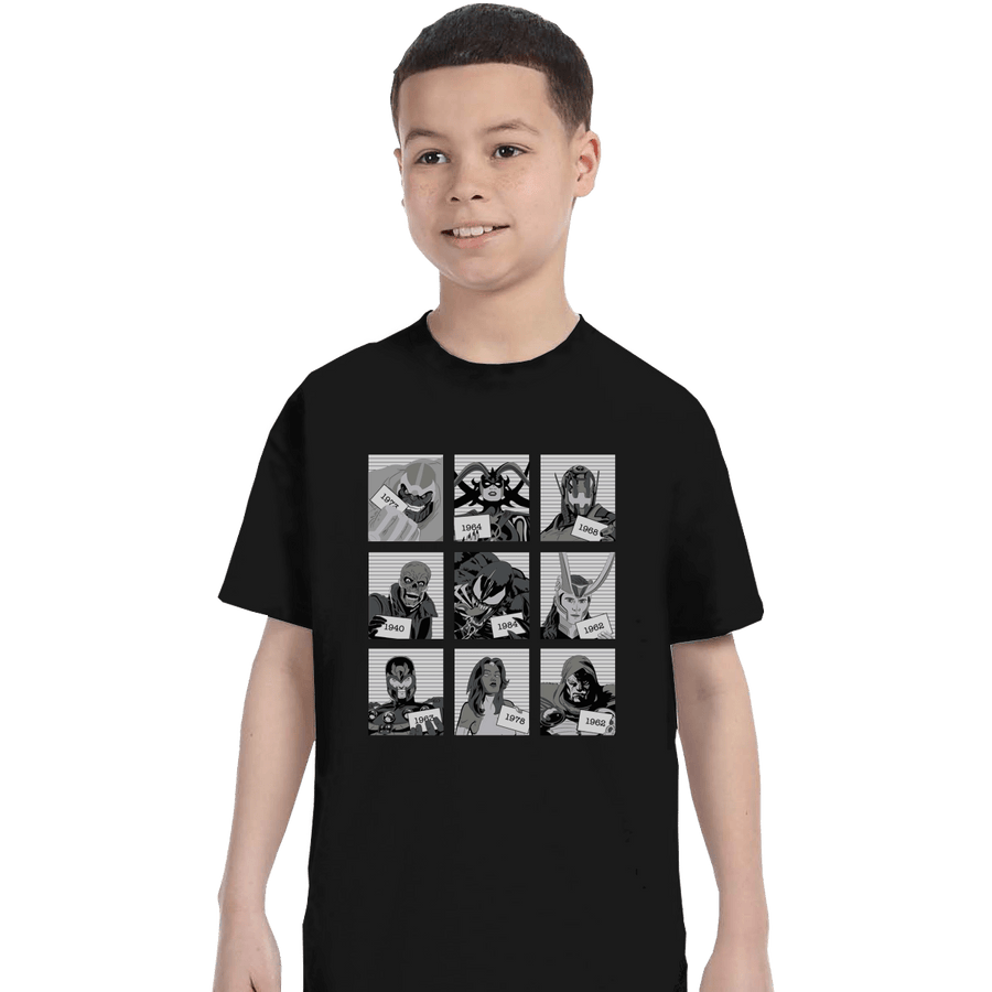 Shirts T-Shirts, Youth / XL / Black Marvillains