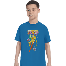 Load image into Gallery viewer, Shirts T-Shirts, Youth / XS / Sapphire Sailor Samus Power Suit
