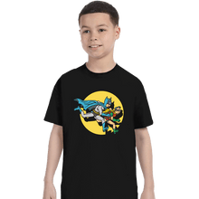 Load image into Gallery viewer, Daily_Deal_Shirts T-Shirts, Youth / XS / Black The Adventures Of The Night Knights
