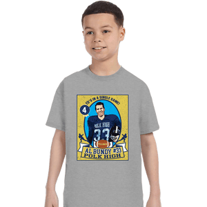 Secret_Shirts T-Shirts, Youth / XS / Sports Grey Bundy Trading Card