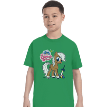 Load image into Gallery viewer, Shirts T-Shirts, Youth / XL / Irish Green My Little Epona
