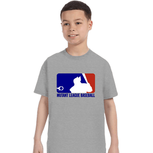Shirts T-Shirts, Youth / XS / Sports Grey Mutant League Baseball