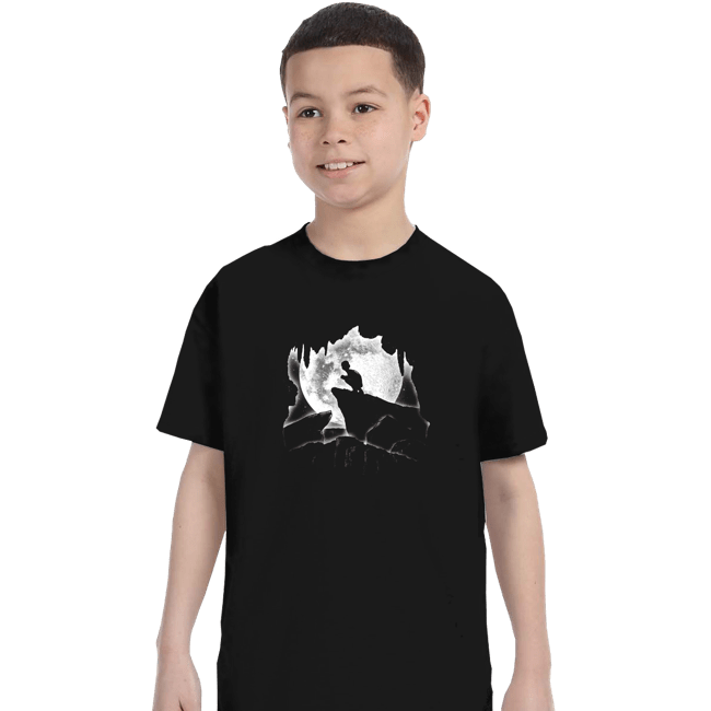 Daily_Deal_Shirts T-Shirts, Youth / XS / Black Moonlight Cave