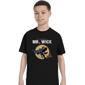 Shirts T-Shirts, Youth / XL / Black The Adventures Of Mr. Wick