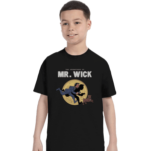 Shirts T-Shirts, Youth / XL / Black The Adventures Of Mr. Wick