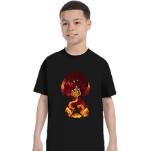 Load image into Gallery viewer, Daily_Deal_Shirts T-Shirts, Youth / XS / Black Firebender
