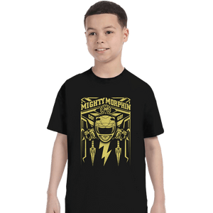 Shirts T-Shirts, Youth / XS / Black Yellow Ranger