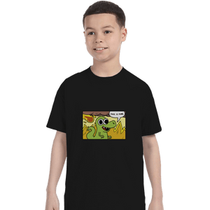 Shirts T-Shirts, Youth / XL / Black Dinoptimist