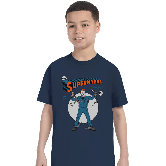 Secret_Shirts T-Shirts, Youth / XS / Navy Super Myers
