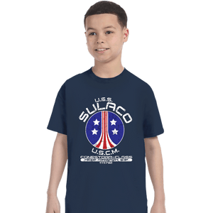 Daily_Deal_Shirts T-Shirts, Youth / XS / Navy USS Sulaco