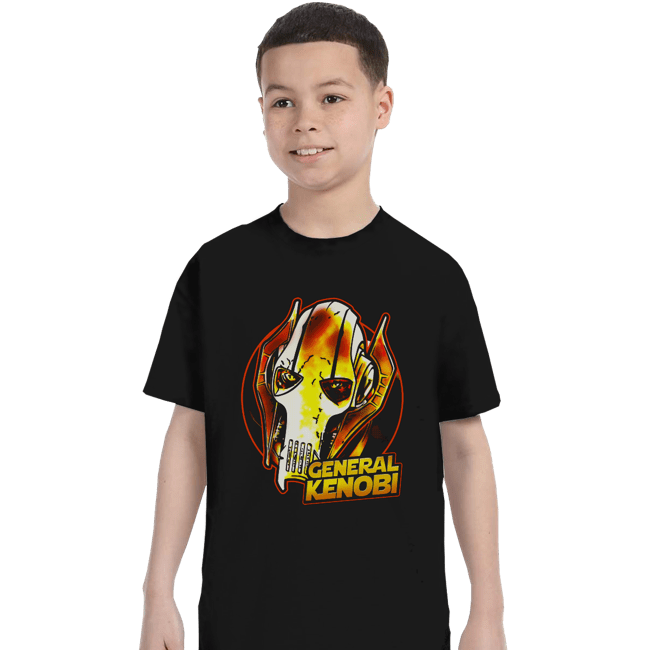 Daily_Deal_Shirts T-Shirts, Youth / XS / Black General Kenobi Meme