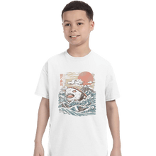 Load image into Gallery viewer, Shirts T-Shirts, Youth / XL / White Sharkiri Sushi
