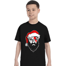 Load image into Gallery viewer, Secret_Shirts T-Shirts, Youth / XS / Black God Of Christmas
