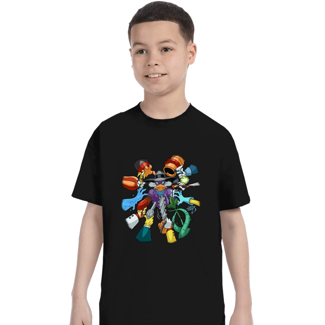 Secret_Shirts T-Shirts, Youth / XS / Black DarkWing Duck!