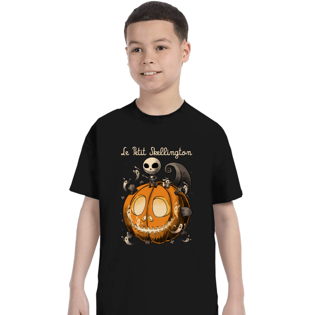 Daily_Deal_Shirts T-Shirts, Youth / XS / Black Le Petit Skellington