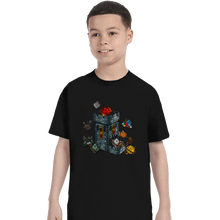 Load image into Gallery viewer, Shirts T-Shirts, Youth / XS / Black Dice Tower
