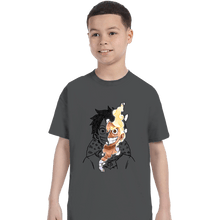Load image into Gallery viewer, Secret_Shirts T-Shirts, Youth / XS / Charcoal God Of Sun
