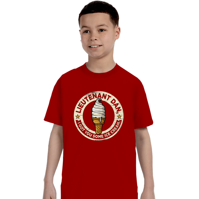 Secret_Shirts T-Shirts, Youth / XS / Red Ice Cream