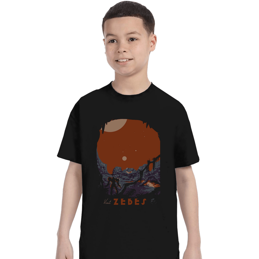 Shirts T-Shirts, Youth / XL / Black Visit Zebes