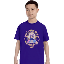 Load image into Gallery viewer, Shirts T-Shirts, Youth / XS / Violet Choose Your Fate
