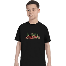 Load image into Gallery viewer, Daily_Deal_Shirts T-Shirts, Youth / XS / Black Dinosaurs
