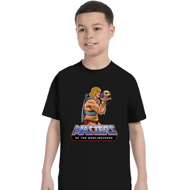 Secret_Shirts T-Shirts, Youth / XS / Black Masters Of The Bowlingverse
