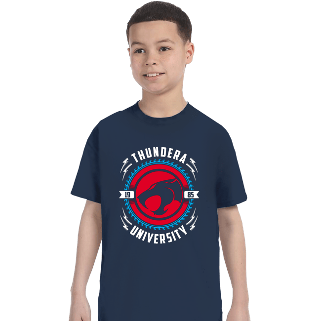 Daily_Deal_Shirts T-Shirts, Youth / XS / Navy Thundera University