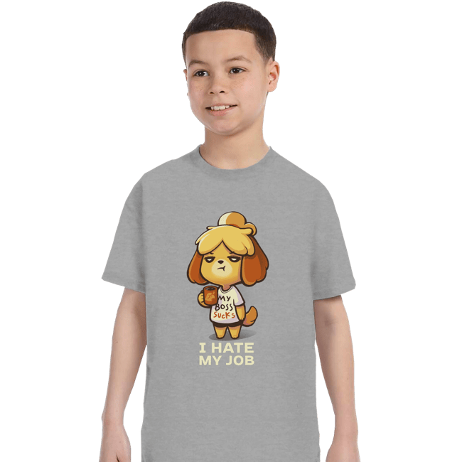 Shirts T-Shirts, Youth / XS / Sports Grey Hate My Job