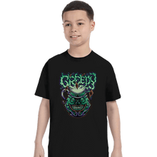 Load image into Gallery viewer, Secret_Shirts T-Shirts, Youth / XS / Black Pot Of Greed Card
