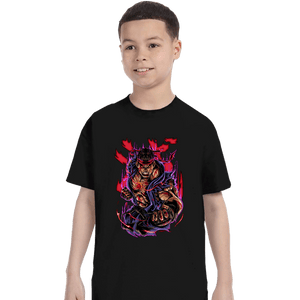 Daily_Deal_Shirts T-Shirts, Youth / XS / Black Evil Ryu Fighter
