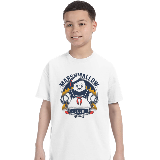 Shirts T-Shirts, Youth / XS / White Marshmallow Club