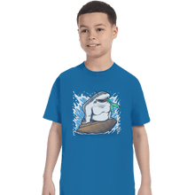 Load image into Gallery viewer, Shirts T-Shirts, Youth / XS / Sapphire The Little Shark
