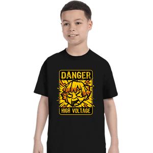 Secret_Shirts T-Shirts, Youth / XS / Black Danger High Voltage